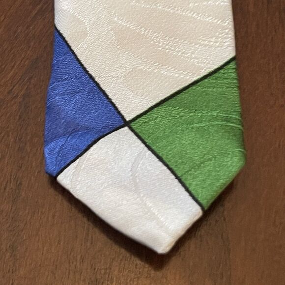 Vintage FCX Collection 100% Silk Men’s Neck Tie Made In Korea Grape Print - Picture 6 of 9